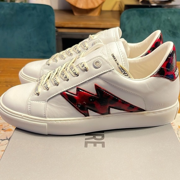 Zadig & Voltaire | La Flash Low Top | Platform Sneaker | Women’s EU 38 / US 7 - Picture 3 of 8